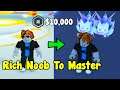 Rich Noob VS Pet Simulator X! Noob With All Gamepass To Master! Roblox