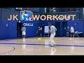 📺 Jonathan Kuminga workout/3s/rehab after Golden State Warriors practice, day before LA Clippers