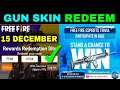 SCAR GUN SKIN REDEEM CODE FREE FIRE 15 DECEMBER | FFWI Redeem Code Free Fire Today for INDIA