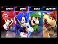 Super Smash Bros Ultimate Amiibo Fights – Request #19734 Mario & Sonic vs Luigi & Bowser