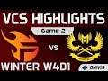 TF vs GAM Highlights Game 2 VCS Winter Split 2021 Team Flash vs GAM Esports by Onivia