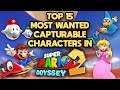 Top 15 Most Wanted Capturable Characters in Super Mario Odyssey 2