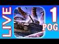WORLD OF TANKS LIVE #1 Play with P.O.G. (iOs, Android) | Power of Gameplay