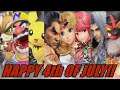 4TH OF JULY SMASH (Lvl. 9 CPU Free-For-All) - Super Smash Bros. Ultimate