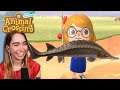 Bamboo renovations and a STURGEON!! - Animal Crossing [7]