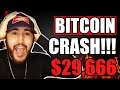 Breaking News: Bitcoin Crashing Down to $29,666?! CRYPTO CRASH 2021
