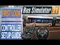 ep.1 FIRST LOOK - G29 + Saitek Side Panel Controller Setup  | PREVIEW Bus Simulator 21 Gameplay