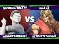 S@X 349 Online Winners Round 3 - NickDistrict14 (Wii Fit) Vs. BillVS (Ken) Smash Ultimate - SSBU