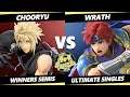 4o4 Smash Night 38 Winners Semis - Wrath (Roy, Sonic) Vs. chooryu :) (Cloud, Roy) SSBU Ultimate