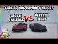 ¿CUAL COCHES ES MAS RAPIDO? TEST DE VELOCIDAD GROTTI ITALI RSX VS Deveste Eight -  GTA V ONLINE