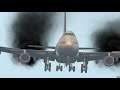Mayday! Jakarta Airport Emergency Landing • AIRINDIA 747-400 • [Engine Fire]