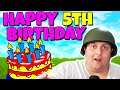 My Channel Is 5 Years Old - ( Happy Birthday To Me )