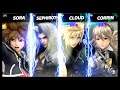 Super Smash Bros Ultimate Amiibo Fights – Sora & Co #80 Sora v Sephiroth v Cloud v Corrin