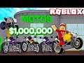 CONSTRUINDO MINHA LOJA DE MOTOS de $1.000.000 no ROBLOX → Motorcycle Dealership Tycoon 🎮