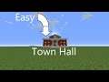 *Easy* Townhall Tutorial for your minecraft city