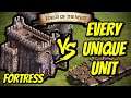 FORTRESS vs EVERY UNIQUE UNIT | AoE II: Definitive Edition