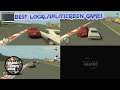 GTA IV Split Screen - Racing on Track with Old Cars [Gameplay]