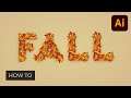 How to Create a Fall Text Effect in Illustrator