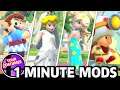 Mario Kart Tour Costumes (Part 2) | 1 Minute Mods (Super Smash Bros. Ultimate)