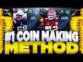 #1 COIN MAKING METHOD! MAKE 100K COINS AN HOUR GUARANTEED! | Madden 21 Ultimate Team Coin Methods |