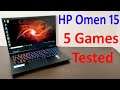 5 Games Tested in 2021 - HP Omen 15 🔥
