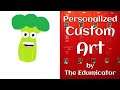 BROCCOLI!  |  Personalized Custom Art by The Edumicator