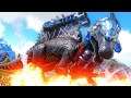 FINALLY Battling the MEGA TEK Spino, Spinebreaker! | ARK MEGA Modded Pugnacia #52