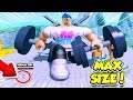 I Became THE BIGGEST PLAYER In WEIGHT LIFTING SIMULATOR 4!! *MAX SIZE* (Roblox)