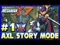 Mega Man X Legacy Collection 2 PS4 (1080p) - Mega Man X7 UK Edition Axl Story Part 1