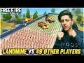 Landmine Vs 49 Other Players On Factory Roof WTF Moment - Garena Free Fire