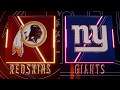 Madden 20 / Connected Franchise / New York Giants / Year 1 / Week 4 / NYG vs WSH