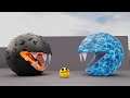 Pacman Vs Monsters Compilation (Ice, Lava, Demon Pacman)