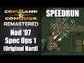 SPEEDRUN: Nod '97 Special Ops Mission 1 (Original Hard) - Command and Conquer Remastered