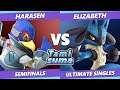 TAMISUMA 194 Semifinals - Harasen (Ice Climbers) Vs. Elizabeth (Lucario) Smash Ultimate SSBU