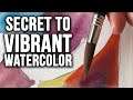 The Secret to VIBRANT Watercolor