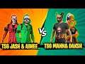 TSG JASH & ABHEE VS TSG MANN & DAKSH | CLASH SQUAD BATTLE IN BOOTCAMP - GARENA FREE FIRE