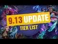 UPDATED League of Legends Mobalytics Patch 9.13 Tier List New OP Champions And Q&A