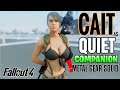 Fallout 4 - QUIET COMPANION - Cait and Piper as Quiet - Quiet Girl From MGS V & Quiet's Outfit