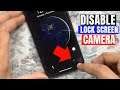 How to Disable Camera Option from Lock Screen on iPhone