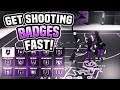 HOW TO GET SHOOTING BADGES FAST 2K20 BEST WAY TO GET BADGES 2K20 FASTEST SHOOTING BADGE METHOD