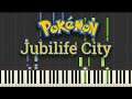 Jubilife City - Pokémon Diamond and Pearl (Piano Tutorial) [Synthesia]