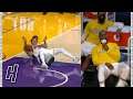 LeBron James Laughing at Kyle Kuzma's Rebound - Warriors vs Lakers | February 28, 2020-21 NBA Season
