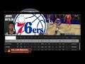 NBA 2K19 PS4 Philadelphie 76ers vs Sacramento Kings NBA Season 69 game 2nd Half