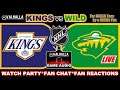 NHL Los Angeles Kings VS Minnesota Wild Game Audio Scoreboard Live Reactions and Chat