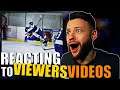 REACTING TO MY VIEWERS PLAYING HOCKEY...