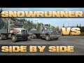 SnowRunner - Freightliner VS Western Star - Side By Side Performance