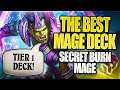 THIS IS A TIER 1 DECK | Burn Secret Mage Deck | Darkmoon Races | Hearthstone