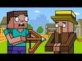 Villagers & Iron Golem | Block Squad (Minecraft Animation)