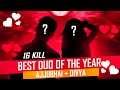 Best Free Fire Duo of The Year? Ajjubhai and Divya Op Gameplay - Garena Free Fire