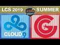 C9 vs CG   LCS 2019 Summer Split Week 5 Day 2   Cloud9 vs Clutch Gaming